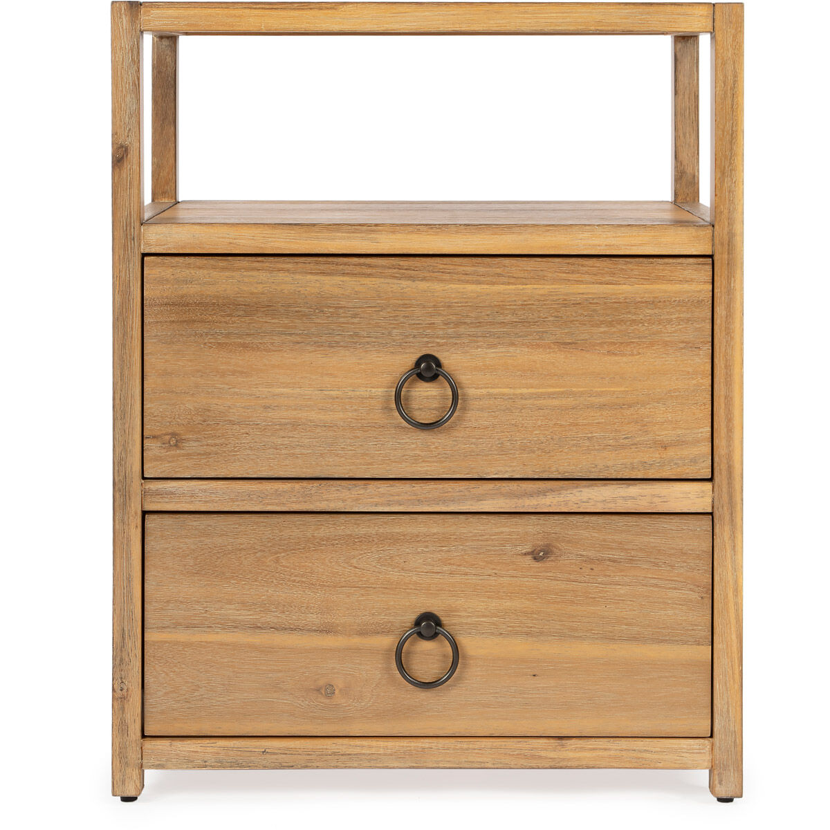 Lark Natural Wood Nightstand in Light Brown