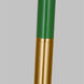 kate spade new york Monroe 61.88 inch 9 watt Burnished Brass with Green Floor Lamp Portable Light