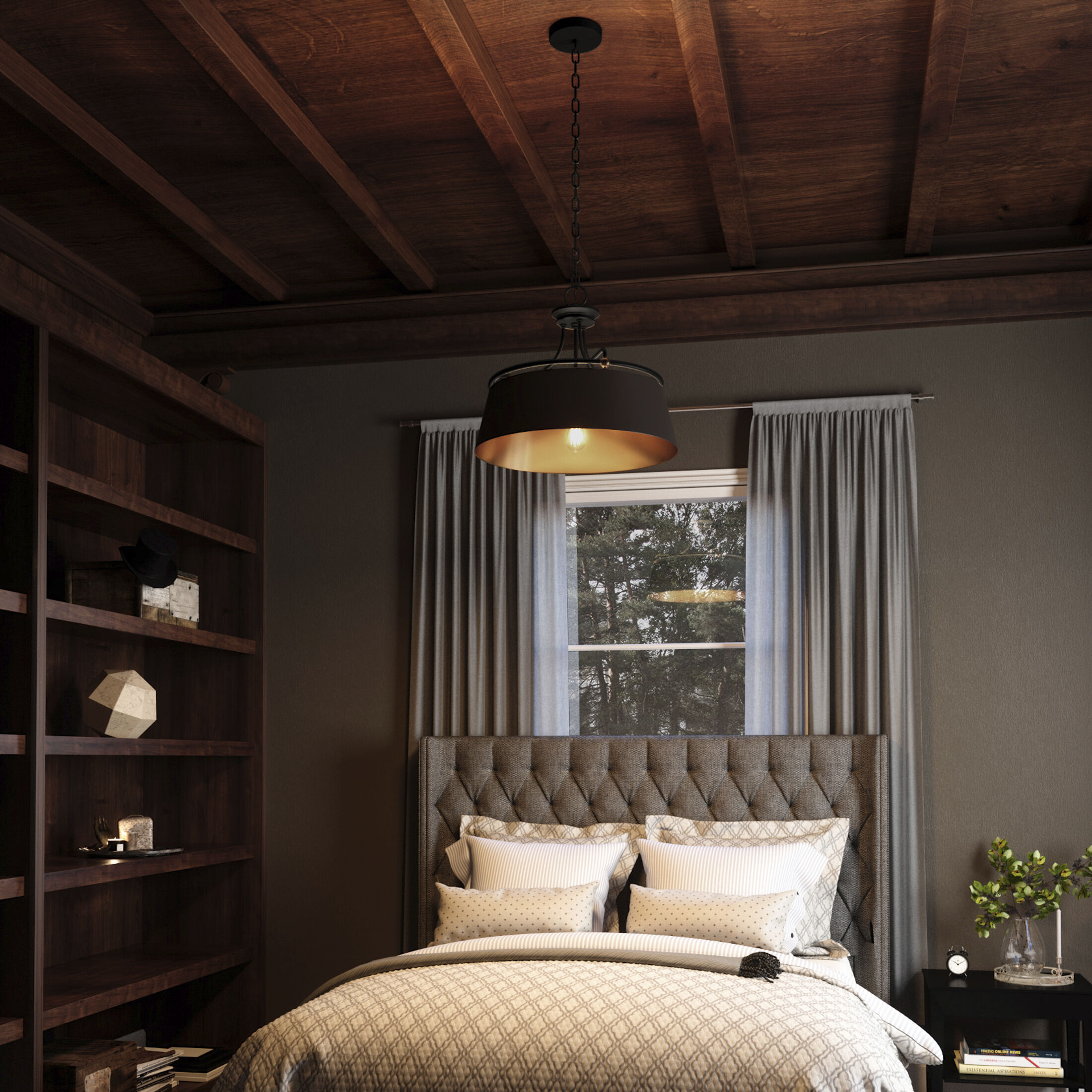 Quoizel 4 Light Fairview Pendant Western Bronze FV2824WT