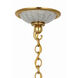 AERIN Rosehill LED 8 inch Hand-Rubbed Antique Brass Pendant Ceiling Light