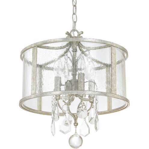 Blakely 4 Light 15 inch Antique Silver Pendant Ceiling Light