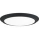 Verge 16 inch Earth Black Flush Mount Ceiling Light
