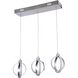 Canada LED 5.9 inch Chrome Chandelier Ceiling Light
