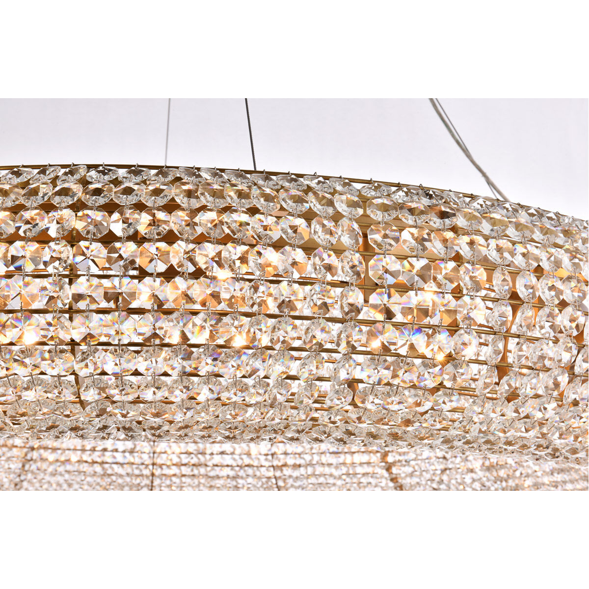 Paris 20 Light 52 inch Brass Chandelier Ceiling Light