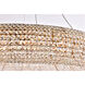 Paris 20 Light 52 inch Brass Chandelier Ceiling Light