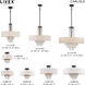Carlisle 3 Light 31 inch English Bronze Linear Chandelier Ceiling Light