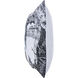 Dann Foley 24 inch Matte Black and White Decorative Pillow