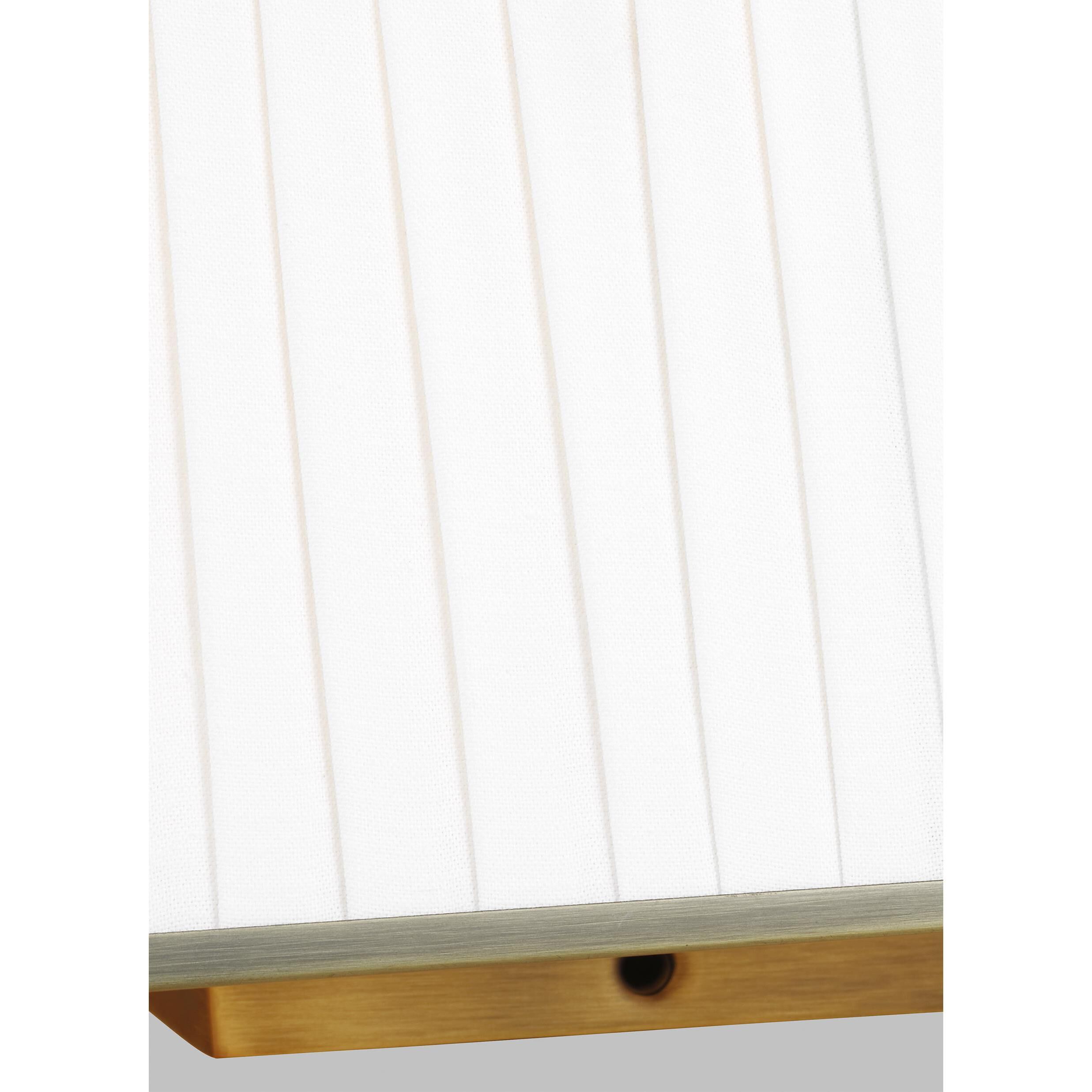 Esther 4 Light 14.25 inch Time Worn Brass Flush Mount Ceiling Light