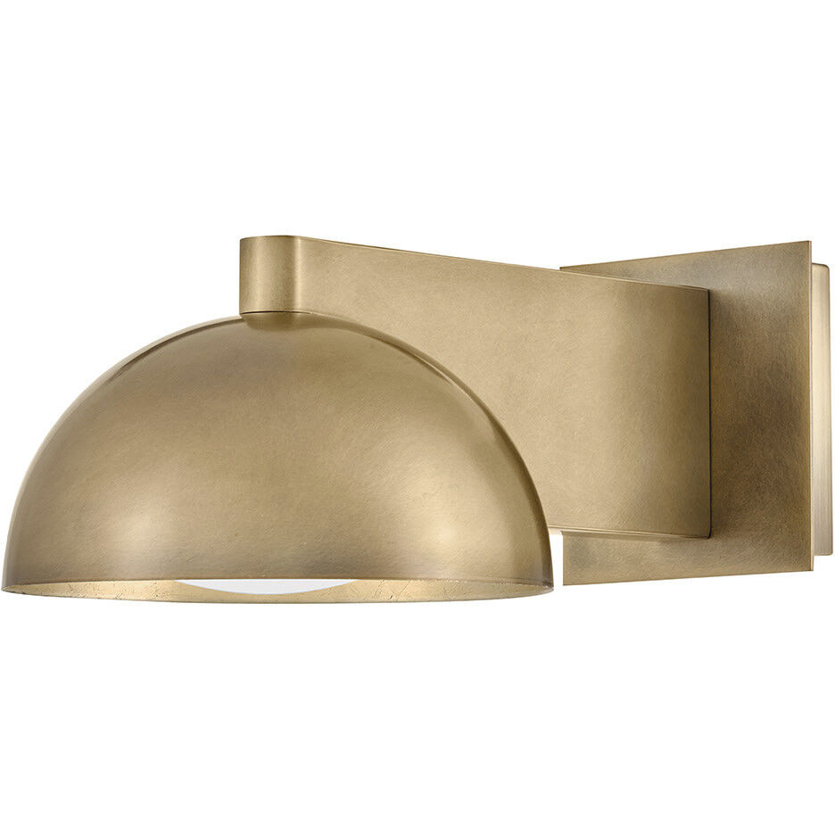 Vargas 14 inch 5.00 watt Heritage Brass with Gold Leaf Task Sconce Wall Light