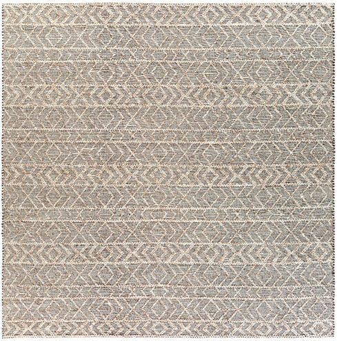 Ingrid 96 X 96 inch Black Rug in 8 Ft Square, Square