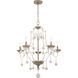 Colonial Charm 9 Light 33.13 inch White Wash and Sun Dried Clay Chandelier Ceiling Light