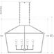 Denison 6 Light 40 inch Mole Black Lantern Pendant Ceiling Light