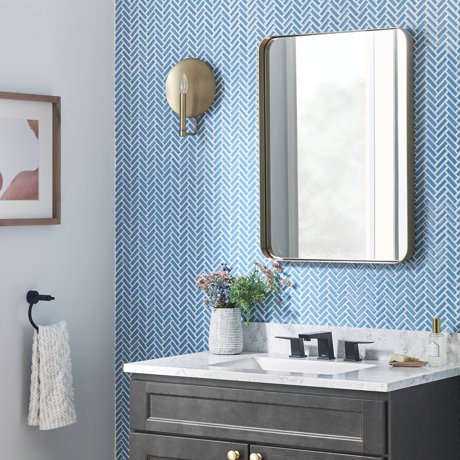 Wells 1 Light 8 inch Aged Brass Sconce Wall Light