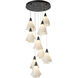 Mobius 9 Light 20.8 inch Black Pendant Ceiling Light, Standard Pipe