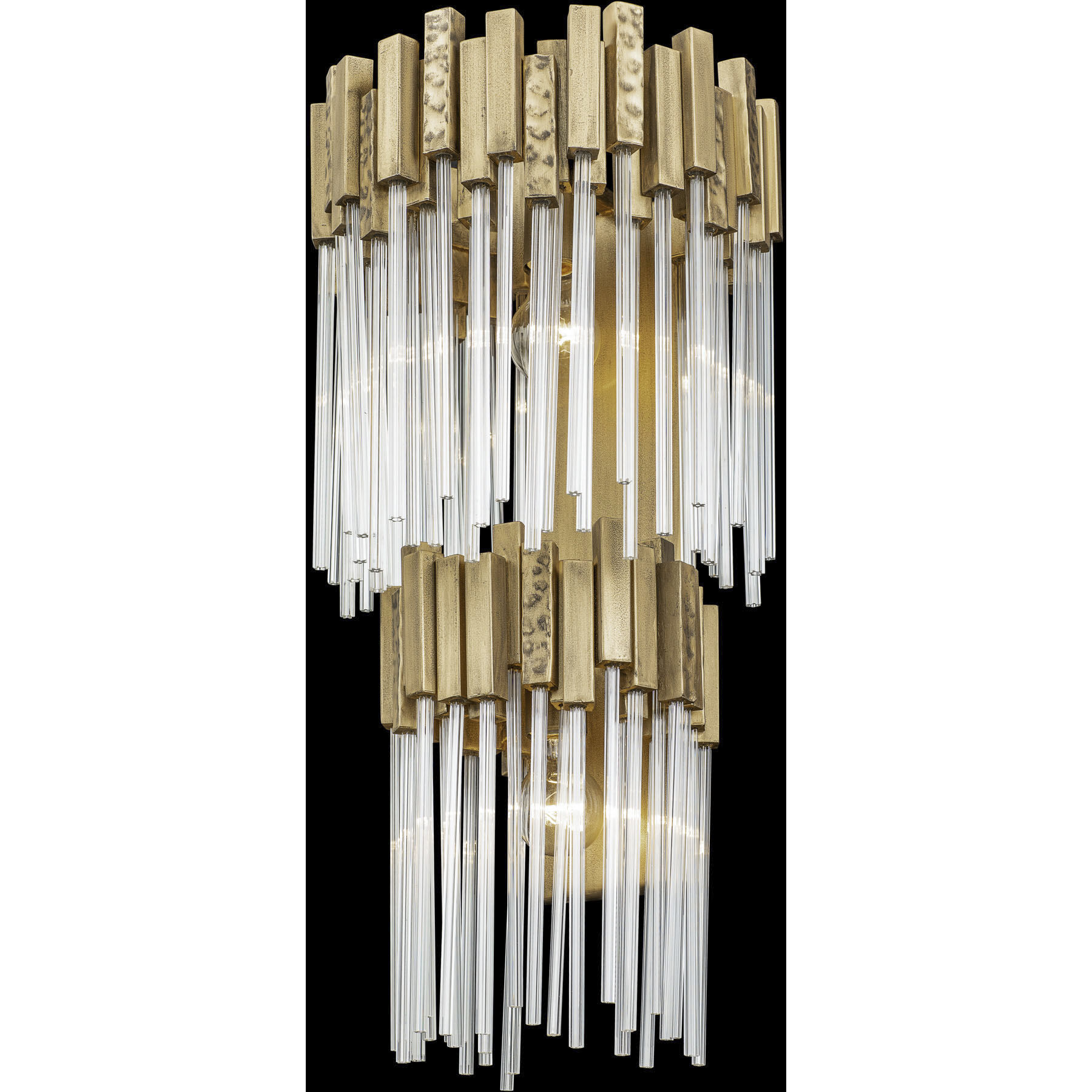 Matrix 2 Light 12.5 inch Havana Gold Wall Sconce Wall Light
