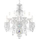 Sterling 12 Light Silver Chandelier Ceiling Light in Spectra, Polished Silver