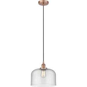 Edison Bell LED 12 inch Antique Copper Mini Pendant Ceiling Light