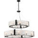 Cloud Break 20 Light 40 inch Coal Pendant Ceiling Light
