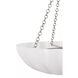 AERIN Rosehill LED 28 inch Polished Nickel Bowl Chandelier Ceiling Light