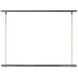 Anne-Marie Barton Stahl Linear Chandelier Ceiling Light in Museum Pewter