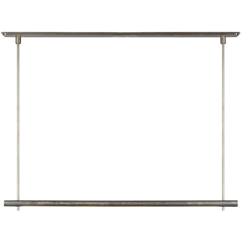 Anne-Marie Barton Stahl Linear Chandelier Ceiling Light in Museum Pewter