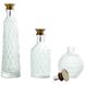 Macklin Frosted Decanters, Set of 3