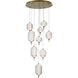 Canada LED 24 inch Brass LED Chandelier Ceiling Light