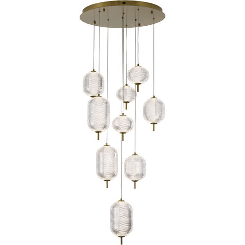 Canada LED 24 inch Brass LED Chandelier Ceiling Light