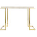 Saavedra 47 X 16 inch Gold Console Table