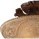 Hamlet 3 Light 16 inch Golden Bronze Semi Flush Mount Ceiling Light