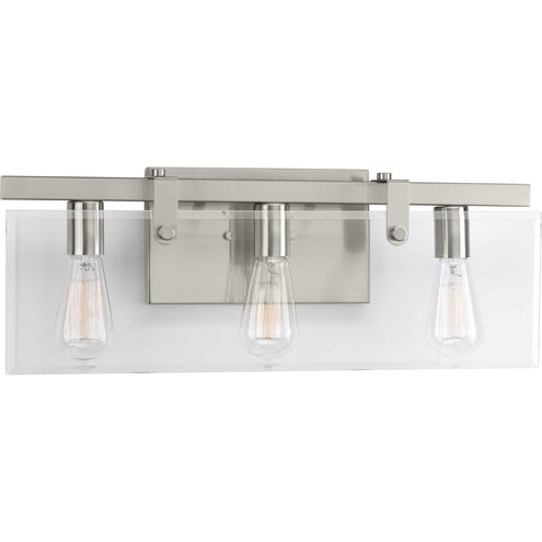 Glayse 3 Light 23 inch Brushed Nickel Bath Vanity Wall Light, Design Series