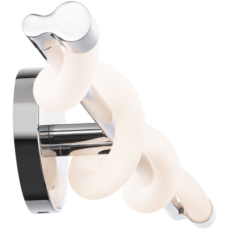 Jasmine LED 37 inch Chrome Bath Vanity & Wall Light, dweLED