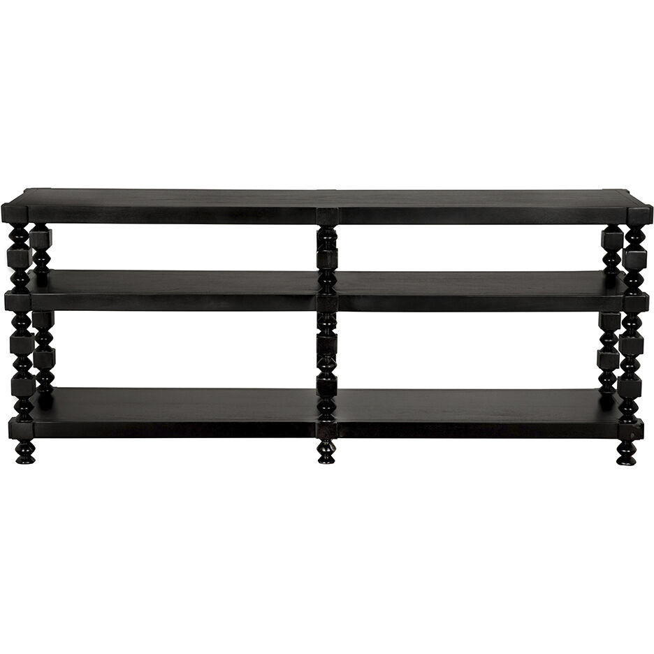 Maurice 73 X 19 inch Hand Rubbed Black Console