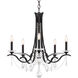 Vesca 5 Light Heirloom Bronze Chandelier Ceiling Light in Radiance