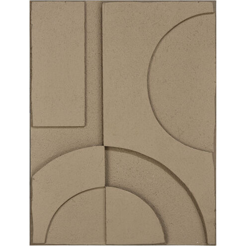 Emslie I Tan Dimensional Wall Art