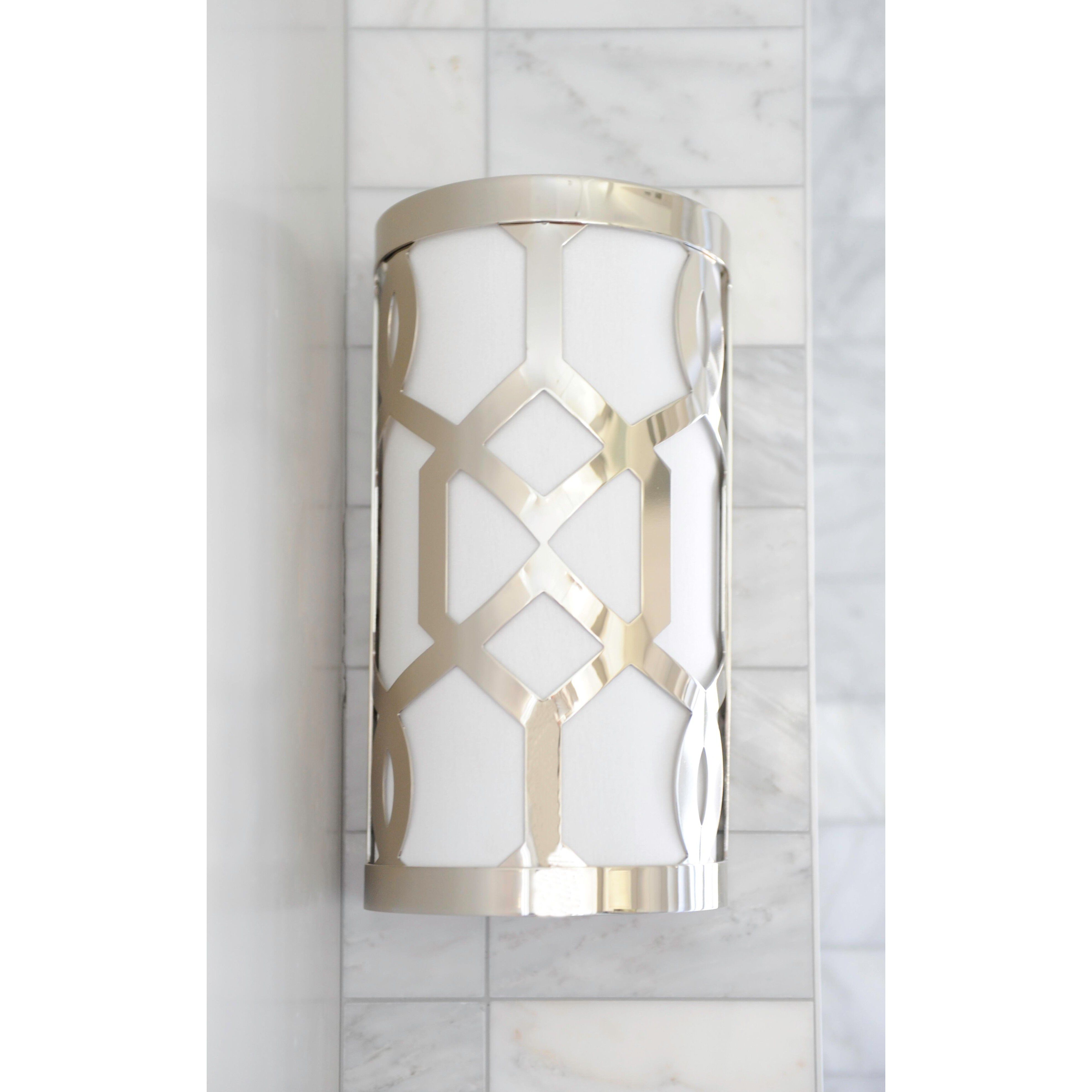 Jennings Bath Sconce Wall Light in Polished Nickel
