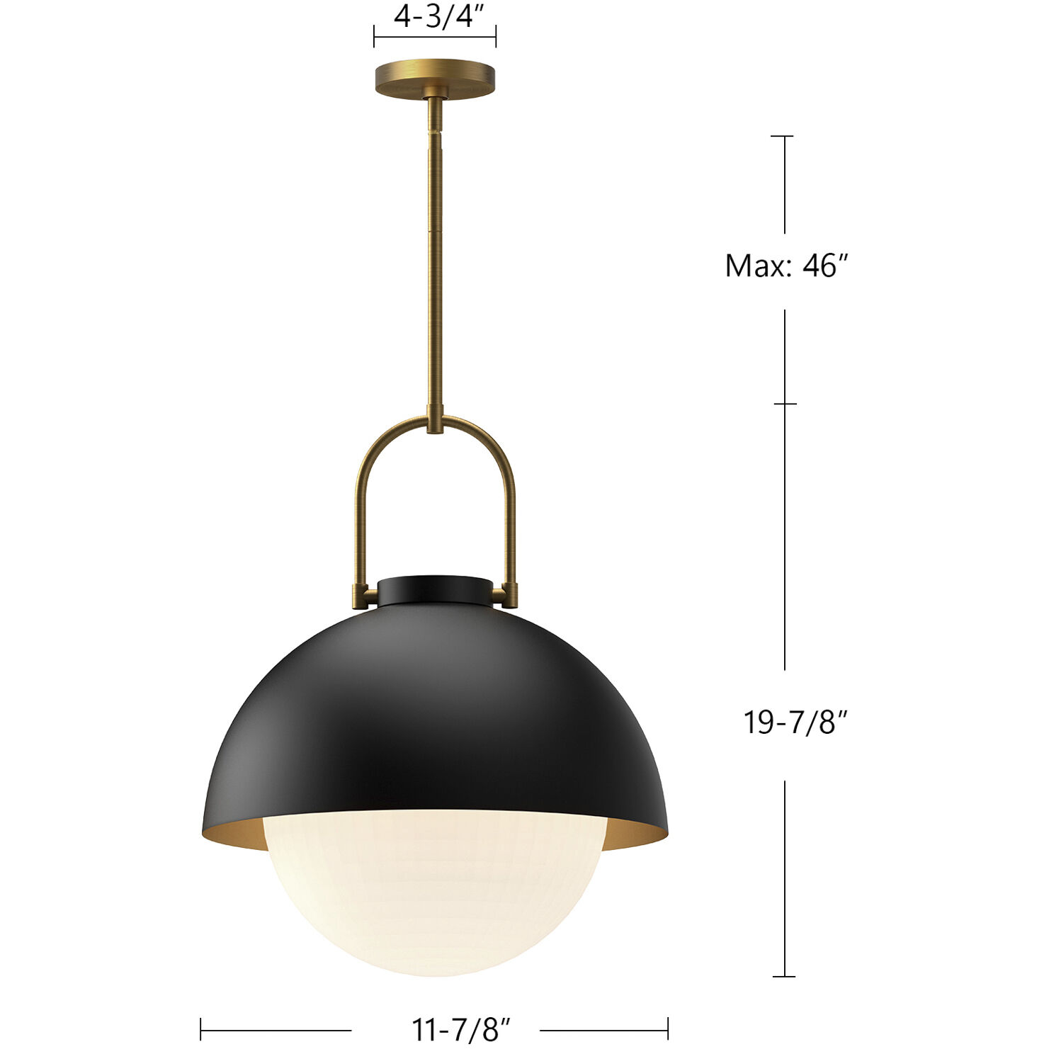 Alora Mood Harper Pendant Ceiling Light in Steel