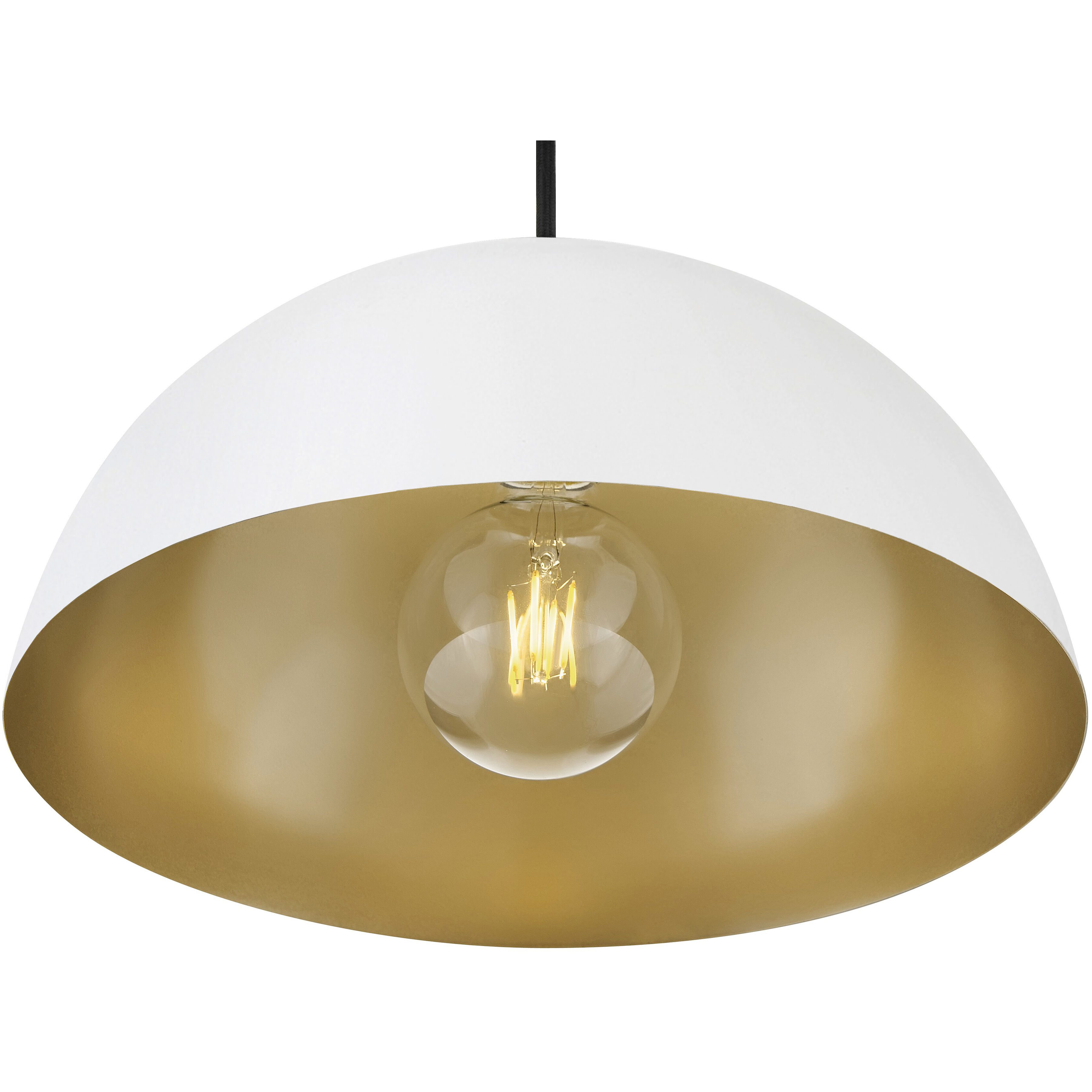 Lou LED 14 inch Matte White Pendant Ceiling Light