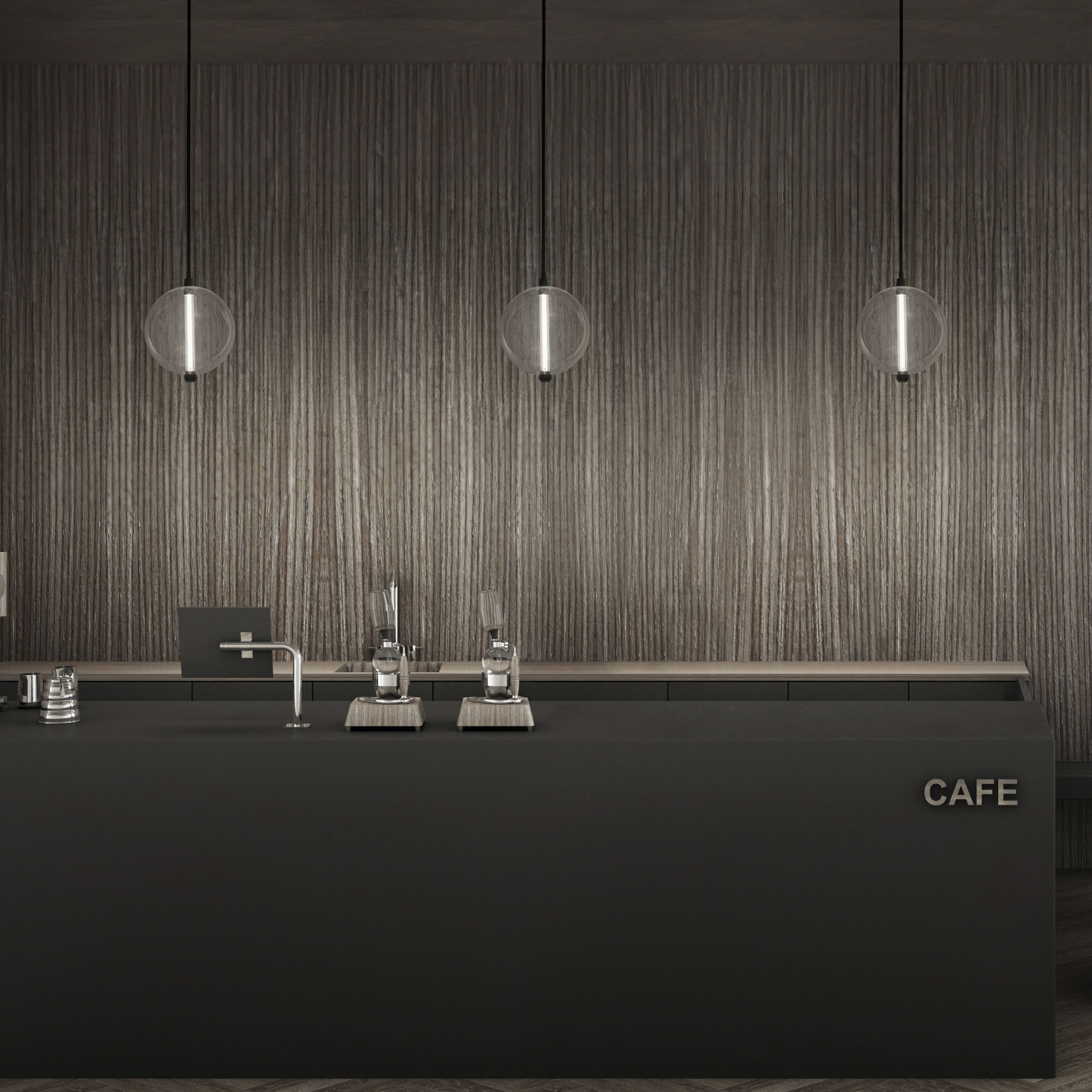 Anakin LED 9.88 inch Black Pendant Ceiling Light, dweLED