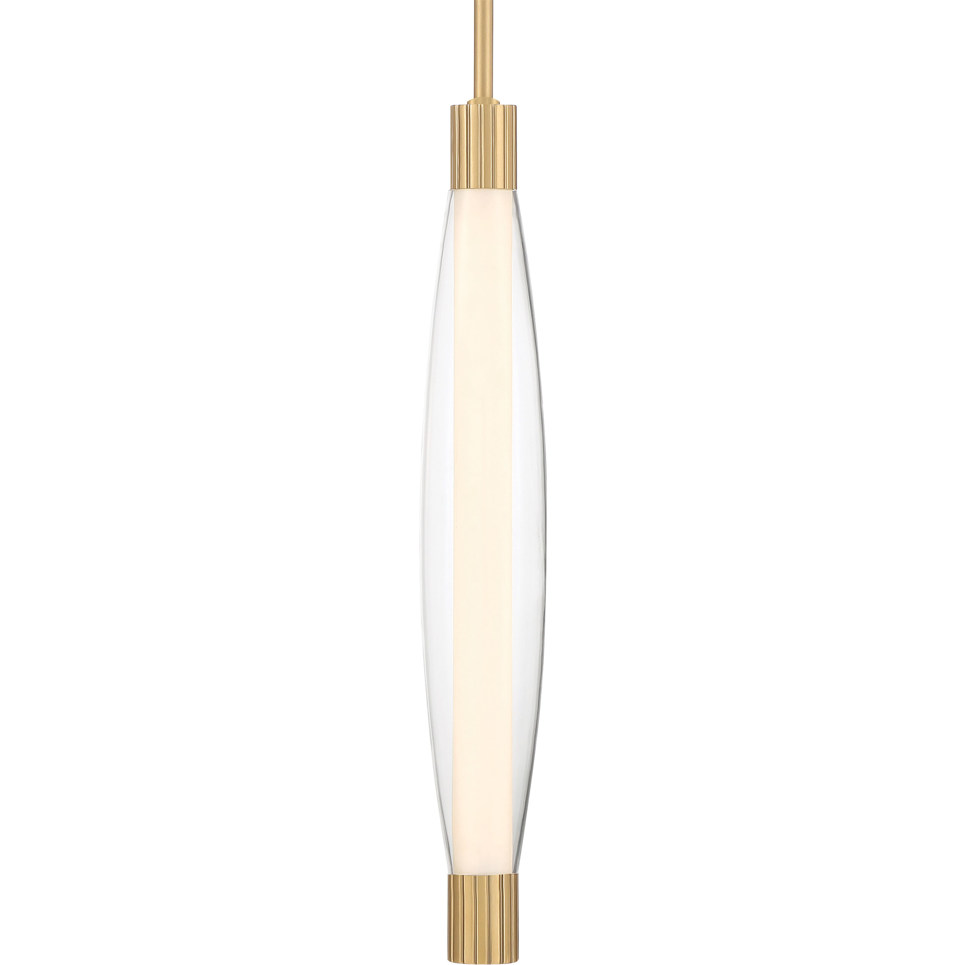 Verto LED 3 inch Legacy Brass Pendant Ceiling Light
