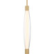 Verto LED 3 inch Legacy Brass Pendant Ceiling Light