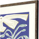 Animals Collection Blue Framed Art
