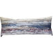 Cameron 36 X 6 inch Multi - Blue and Taupe and Red Pillow