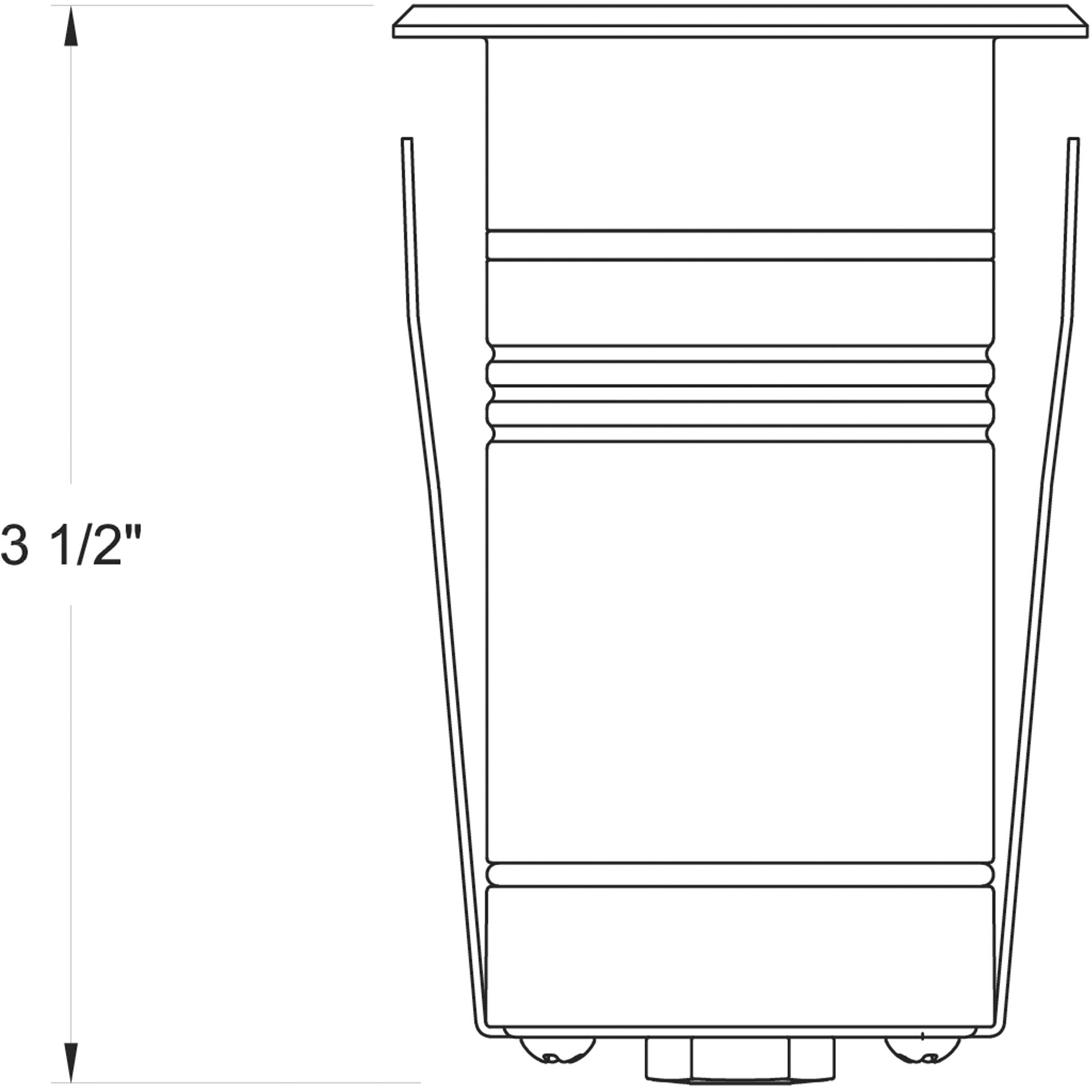 Sparta Dot 12v 4.00 watt Stainless Steel Landscape Button Light, Round