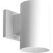 Cylinder Outdoor Wall Cylinder in White