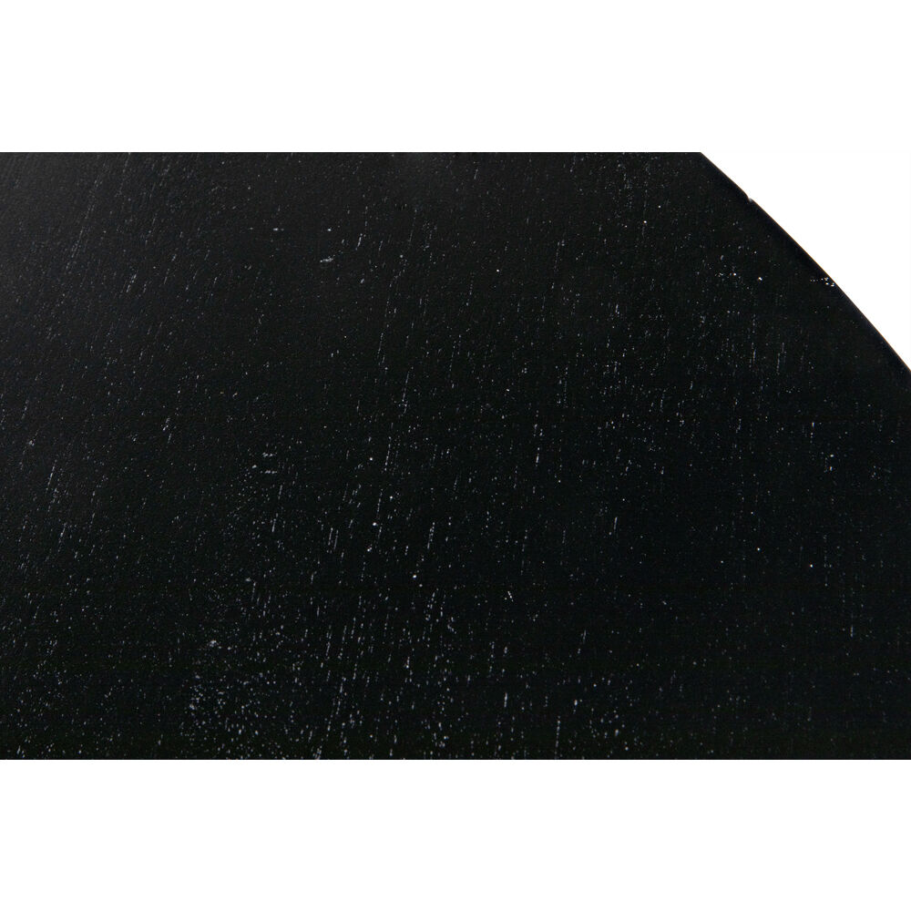 Zig-Zag 48 X 48 inch Hand Rubbed Black Dining Table