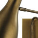 Lenz 1 Light 6 inch Antique Brass Wall Sconce Wall Light