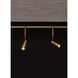 Sean Lavin Ace 120 Satin Nickel Low-Voltage Track Head Ceiling Light in 2700K, Monopoint, Integrated LED