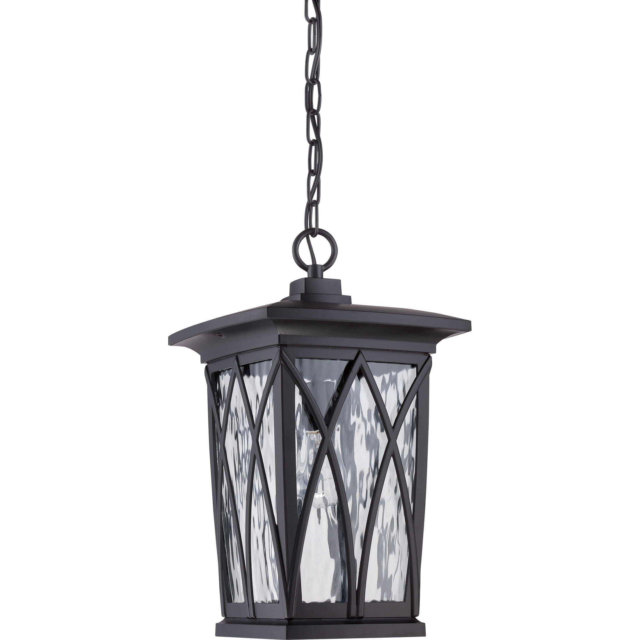 Grover 1 Light 11 inch Mystic Black Outdoor Hanging Lantern