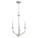 Reyes 3 Light 19 inch Classic Nickel Chandelier Ceiling Light